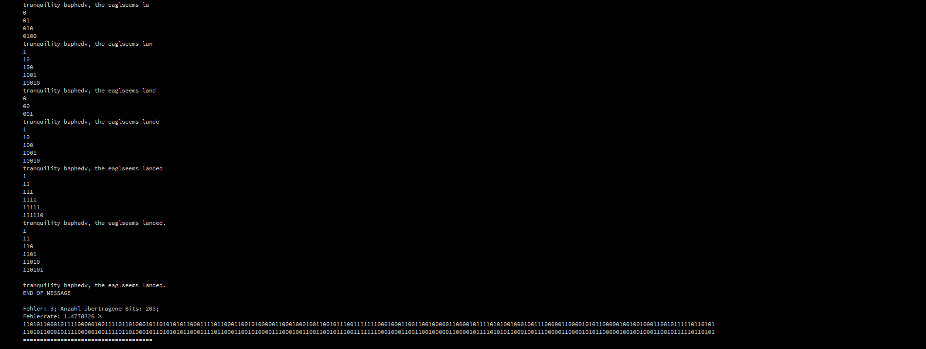 Bitfehler und Problematik der verlustfreien Übertragung